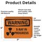 Signmission Radiation & Laser Sign, 5 in H x 7 in W, Vinyl Decal, Rectangle OS-2PACK-WS-D-57-L-12951 - alternate 2